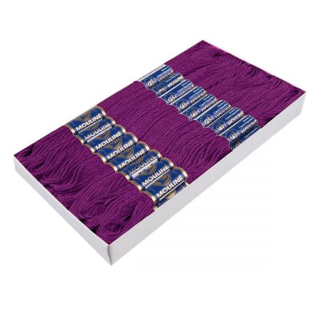 MOULINE vyšívací příze Níťárna fialová 4492