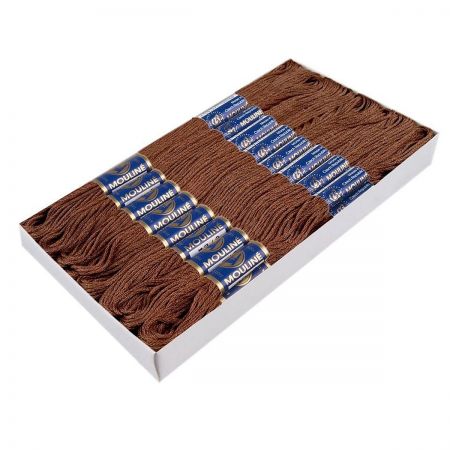 MOULINE vyšívací příze Níťárna hnědá 7992